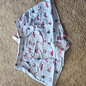 Victoria's Secret Pink Christmas Car Print Pajama Shorts XSmall